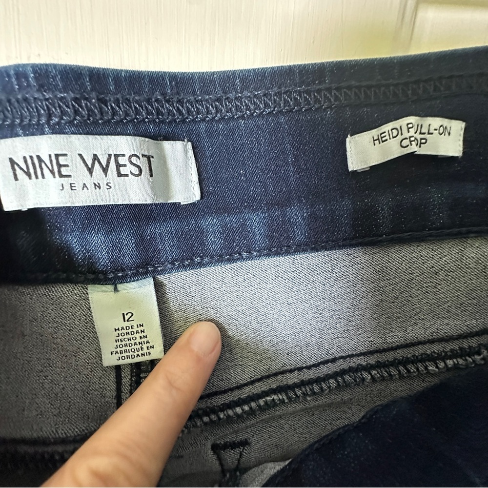 Nine West Dark Blue HEIDI PULL-ON CROP - Picture 8 of 10